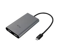 I-Tec Adaptateur vidéo Thunderbolt 3 vers 2x DisplayPort – 2×4K 60Hz macOS/Windows