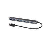 i-tec Hub USB 3.0 7 Ports Métal U3HUB778 - USB 3.2 Gen 1, 5Gbps, Alimentation Secteur 5V/4A, Protection Surtension, Compatible Windows/macOS