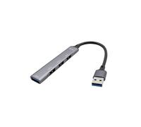 i-tec Hub USB 3.0 Métal U3HUBMETALMINI4 : 1x USB 3.2 Gen 1 Type-A + 3x USB 2.0, Boîtier Métal, Compatible Windows/macOS/Linux/Android, 100x17x7mm