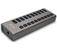 Hub USB combi i-tec I-TEC USB 3.0 Charging HUB 10 Port gris