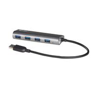 i-tec Metal U3HUB448 Hub d'interface USB 3.2 Gen 1 (3.1 Gen 1) Type-A 5000 Mbit/s Gris