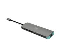 I-Tec Station d'accueil USB-C Metal Nano Docking 4K – HDMI, LAN, Power Delivery 100 W