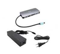 i-tec Nano Dock Station d’accueil USB-C Thunderbolt 3 Gris Aluminium 4K