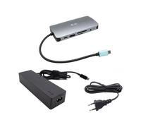 i-tec Metal USB-C Nano Dock HDMI/VGA with LAN + Charger 100W