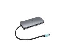 i-Tec USB-C Metal Nano Dock HDMI/VGA with LAN + Power Delivery 100 W - station d'accueil - USB-C / Thunderbolt 3 - VGA, HDMI - GigE