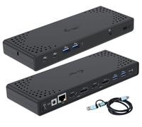 i-tec Station D’accueil USB-C 3.0 Thunderbolt 3/4, Chargeur Noir