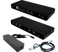 I-tec Universal Dual 4K Display Docking Station + Power Delivery 85W + Universal USB-C Charger 100 W