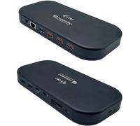 i-tec Station daccueil Thunderbolt™ 3 Thunderbolt 3/USB-C Dual 4K Dock PD 60W + Thunderbolt 3 Kabel+AC-Adapter