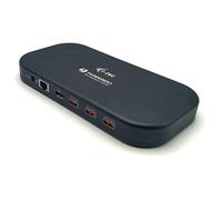 I-Tec Station d'accueil Thunderbolt 3 USB-C 2x4K avec alim. HDMI, 5x USB-A, GLAN, SD/MicroSD, audio