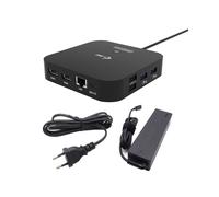i-tec Station d'Accueil USB-C Dual HDMI 4K/60Hz avec Power Delivery 100W + Chargeur 100W, USB 3.2 Gen 2, RJ-45, Audio, VESA, Windows/macOS/Linux/Android