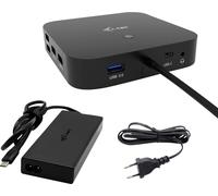 Station d'accueil PC portable I-tec - Station d'accueil - USB-C / USB4 / Thunderbolt 3 / Thunderbolt 4 - HDMI, 2 x DP++ - 1GbE - 112 Watt - Europe