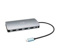 I-Tec Station d'accueil USB-C Nano 3x Display – HDMI, 2x DisplayPort, PD 100W, Ethernet