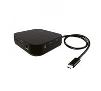 i-Tec Thunderbolt 3 Travel Dock Dual 4K Display + Power Delivery 60W - Station d'accueil - USB-C 3.1 / Thunderbolt 3 - HDMI, DP - 1GbE