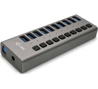 I-Tec Hub de charge USB 3.0 10 ports avec adaptateur 48 W