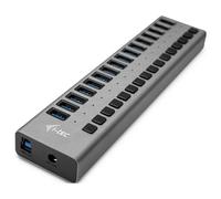 i-tec U3CHARGEHUB16 Hub USB 16 ports USB-A USB 3.0 5 GBit/s gris Charging Hub