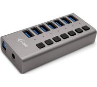 i-tec U3CHARGEHUB7 Hub USB 7 ports USB-A USB 3.0 5 GBit/s gris I-TEC USB 3.0 Charging HUB 7 Port