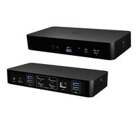 I-TEC Universal Intelligent Dual Display DS 2xHDMI 2xDP 1xGLAN 2xUSB-C Gen2 3xUSB-A Gen2 2xUSB-A Gen1 1xAudio/Mic PD100W KL