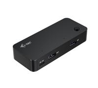 i-tec Hub Universel KVM Compact 2X USB-C + 2X USB-A 3.0