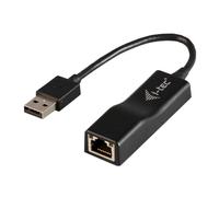 i-tec USB 2.0 Rapide Ethernet LAN Network Adapter USB 2.0 vers RJ45 avec LED pour Windows MacOS Linux