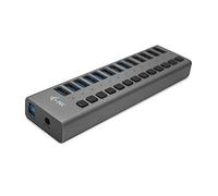i-tec USB 3.0 13 Ports Chargeur USB HUB avec l’Adaptateur Secteur 60W 13x USB 3.0 Ports de Charge pour Windows MacOS Linux