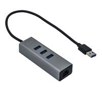 i-tec - USB 3.0 Métal 3-Port USB HUB avec Gigabit Ethernet