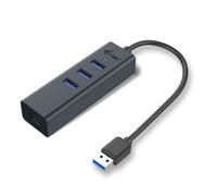 i-tec USB 3.0 Metal HUB 3 Port + Gigabit Ethernet Adapt.