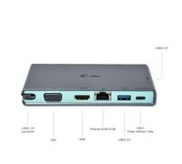 I-Tec Usb 3.0 Travel Docking Station - Station D'accueil - Usb-C / Thunderbolt 3 - Vga, Hdmi - 1gbe
