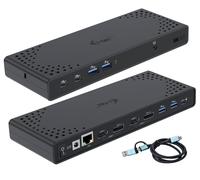 I-Tec Station d'accueil USB-A/C TB Dual Dock – Double écran – PD 100 W