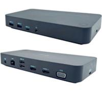 I-TEC USB 3.0/USB-C/Thunderbolt 3xDisplay DS 2xHDMI 1xVGA 1xGLAN 2xUSB 2.0 2xUSB 3.2 1xUSB-C 3.2 Data 1x3,5mm Combo Audio/Mic PD 65W (CATRIPLEDOCKVGAPD)
