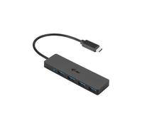I-tec Usb-C 3.1 Slim Hub 4 Port Avec Integré Usb-C Câble (20 CM) C31HUB404