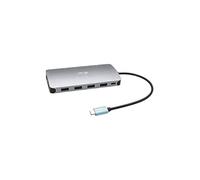 i-tec USB-C 3X Full HD Nano Station d'accueil - 2X DisplayPort 1x HDMI 1x GLAN 1x USB-C 2X USB 3.1 2X USB 2.0 1x Audio avec Power Delivery 100W