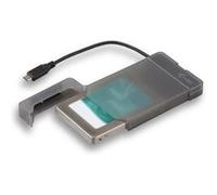 I-Tec USB C Advance My Coffre-fort Easy, boîtier pour disque dur 6,4 cm Boîtier pour disque dur pour SATA SSD, C 3.1 10 Gbps USB, compatible avec TB3 Noir G