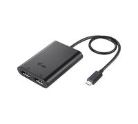 I-TEC USB-C Dual 4K/60Hz single 8K/30Hz DP Video Adapter 2x DP Port