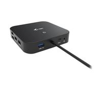 I-Tec Station d'accueil USB-C Dual Display Docking Station – Alimentation 100W – Noir