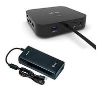 i-tec - USB-C Station d'accueil 2x4K avec Adaptateur Secteur PD 100W