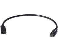 Cables USB I-tec - Câble d'extension USB - 24 pin USB-C (F) pour 24 pin USB-C (M) - 30 cm