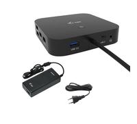 I-Tec Station d'accueil USB-C HDMI/DP avec alimentation PD 100 W + chargeur universel 100 W