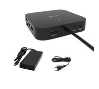 Station d'accueil PC portable I-tec - Station d'accueil - USB-C / USB4 / Thunderbolt 3 / Thunderbolt 4 - HDMI, 2 x DP++ - 1GbE - 112 Watt - Europe