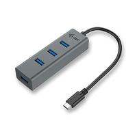 Hub USB I-tec USB-C 3.1 Metal HUB - Concentrateur (hub) - 4 x SuperSpeed USB 3.0 - de bureau