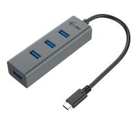 Hub USB I-tec USB-C 3.1 Metal HUB - Concentrateur (hub) - 4 x SuperSpeed USB 3.0 - de bureau