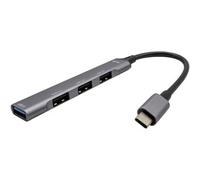 I-Tec Hub USB C31HUBMETALMINI4 4 ports USB-A USB 3.1 Gen1 5 Gbit/s Métal Passif