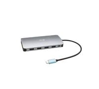 i-Tec USB-C Metal Nano 3x Display Docking Station + Power Delivery 100 W - Station d'accueil - USB-C / Thunderbolt 3 - HDMI, 2 x DP - 1GbE