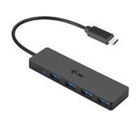 I-tec Usb C 4 Port Slim Passive Hub One Size Black