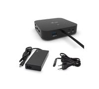 I-Tec Station d'accueil USB-C C77WUK Double diSP 100 W + Chargeur