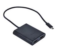 I-TEC USB C to Dual HDMI Port VideoAdapter 2xHDMI Port 4K Ultra HD compatible with Thunderbolt 3