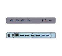 I-Tec Station d'accueil universelle USB-C/USB 3.0 5K 2xHDMI 2xDP 6xUSB-A GLAN Audio K-Lock