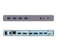 i-tec USB 3.0 / USB-C / Thunderbolt 3 Dual Display Docking Station ( CADUAL4KDOCK )
