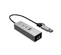 I-TEC USB-C/USB-A Metal HUB 3 2x USB-C Gen1 1x USB-A Gen1 1x 2.5GLAN