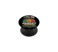 I Tell Dad Jokes Periodically Element Vintage Fête des pères PopSockets PopGrip Adhésif