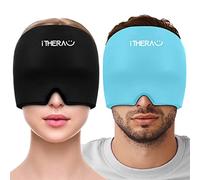 I-THERA-U Masque Migraine Relief Cap Bonnet Migraine et Céphalées | Réutilisable Poche de Glace en Gel, Casque Anti Migraine les Sinus, Mal de Tete, Bonnet Anti Migraine Compresse Chaud Froid